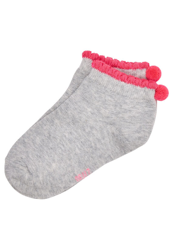 Calcetines de color gris jaspeado JYAJOSCHO3F / 20SI0155SOQ943