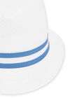 Sombrero panamá blanco para bebé niño NYUSOCHA / 22SI10Q1CHA000