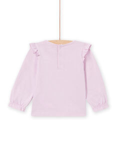 Camiseta rosa con estampado de fantasía para bebé niña MIPLATEE / 21WG09O1TML326