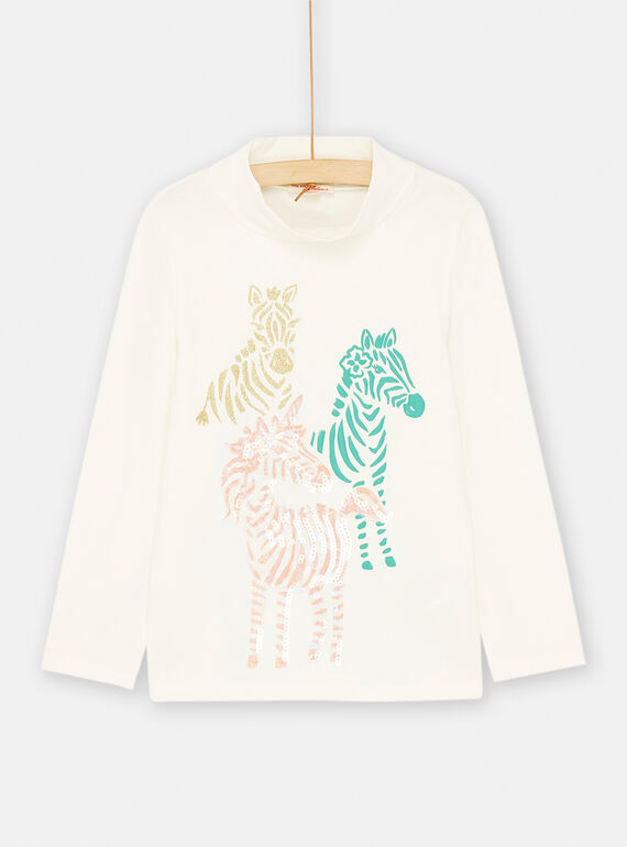 Jersey fino blanco de manga larga SADUSOUP / 23W901P1SPL001