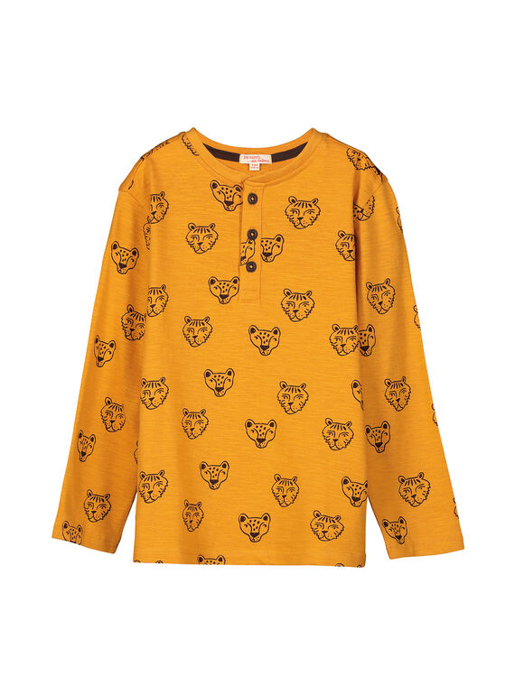 Camiseta con cuello tunecino para niño FOBATEE1 / 19S90261TML101