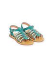 Sandalias romanas de color turquesa para niña NASANDSEVERINE / 22KK3542D0E202