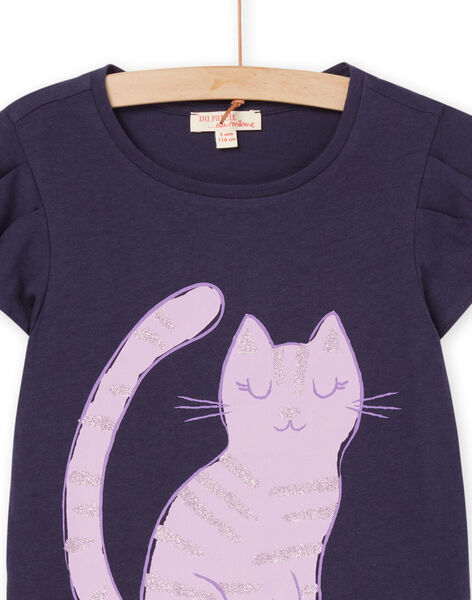 Camiseta con dibujo de gato RAJOTI1 / 23S90183TMC070