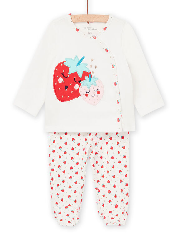 Pijama estampado y con estampado de fresas. REFIPYJAMO / 23SH13D1PYJ001