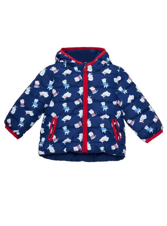 Anorak de color azul JUGRODOU / 20SG10I1D3E702