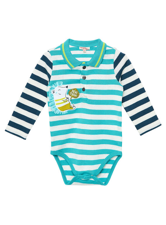 Body bicolor de rayas para bebé niño JUCLOBOD / 20SG1011BOD001