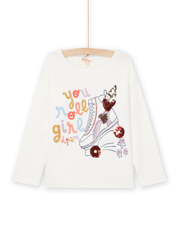 Camiseta con estampado de fantasía con brillo y lentejuelas RAPURTEE1 / 23S901L2TML001