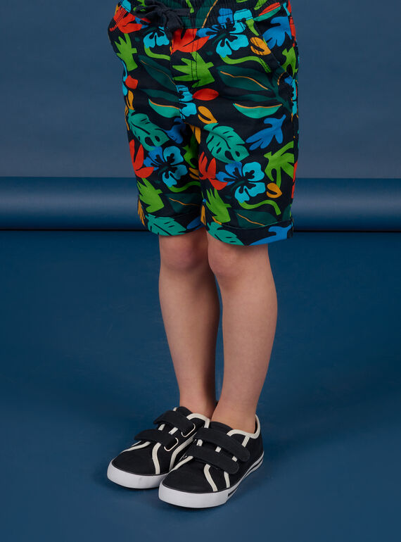 Bermudas con estampado de hojas para niño NOWABER3 / 22S902V1BER705