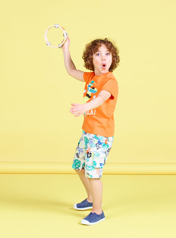 Bermudas cargo con estampado tropical para niño JOMARBER1 / 20S902P4BERI811