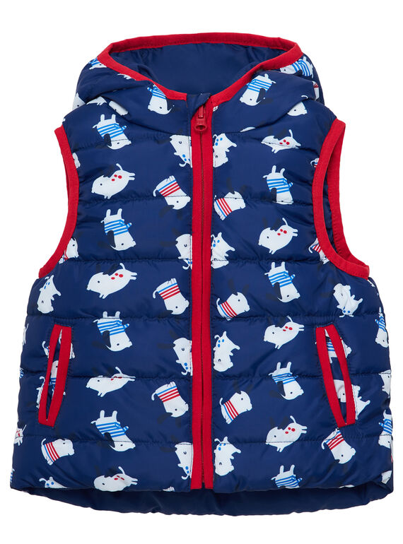 Anorak de color azul JUGRODOUEX / 20SG10I2D3E702
