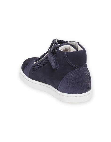 Zapatillas de color azul marino, para bebé niña NIBASMARIE / 22KK3731D3F070