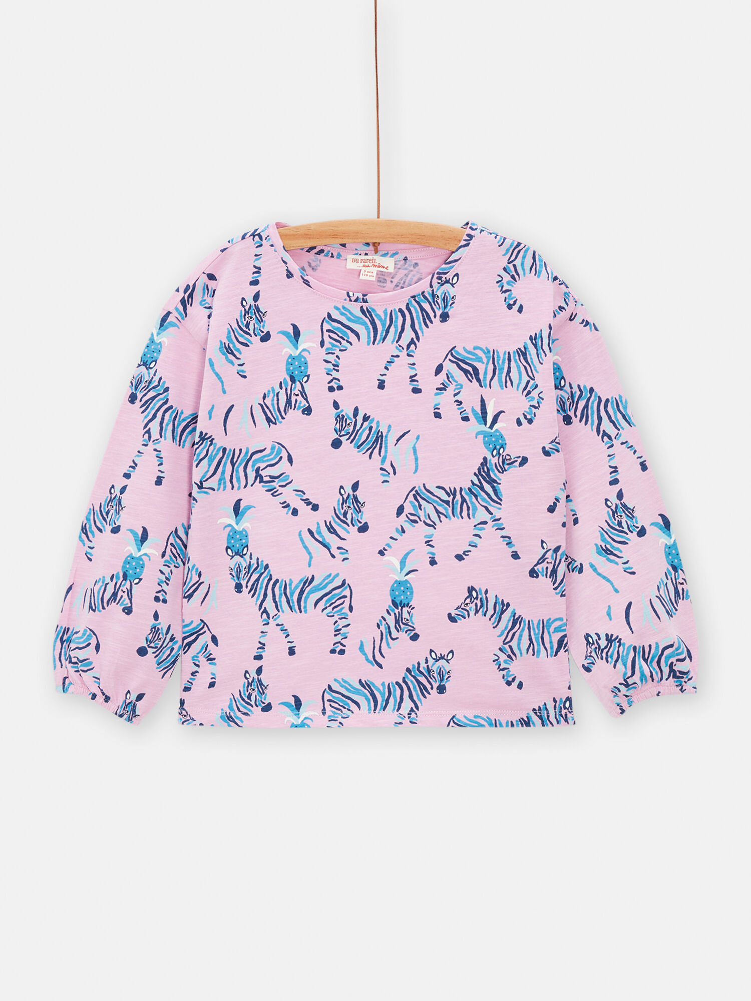 Camiseta rosa con estampado de cebra para nina comprar online Camisetas Camisetas de tirantes DPAM