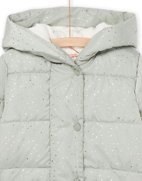 Anorak con capucha con estampado de lunares dorados PALONDOUN1 / 22W901F2D3E626