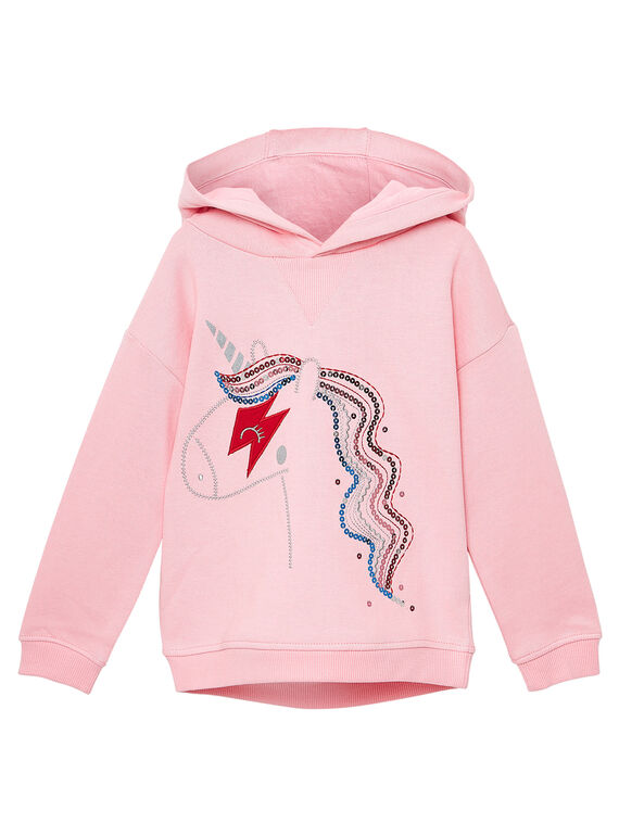 Sudadera de color rosa JAGRASWEA2 / 20S901E2SWED330