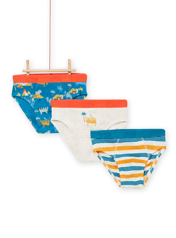 Pack de 3 slips a juego para niño NEGOSLICHA / 22SH12J1D5LA010