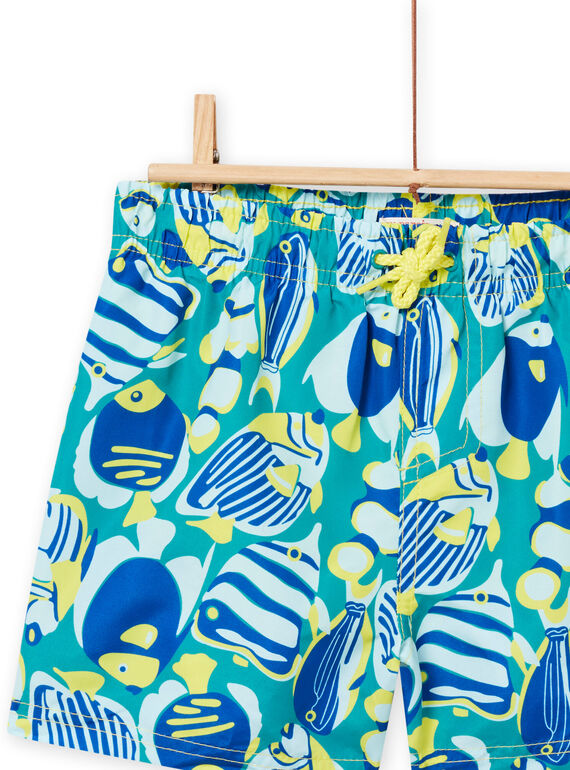 Bañador azul caribe para niño NYOMERBOXPOI / 22SI02L5MAIC242