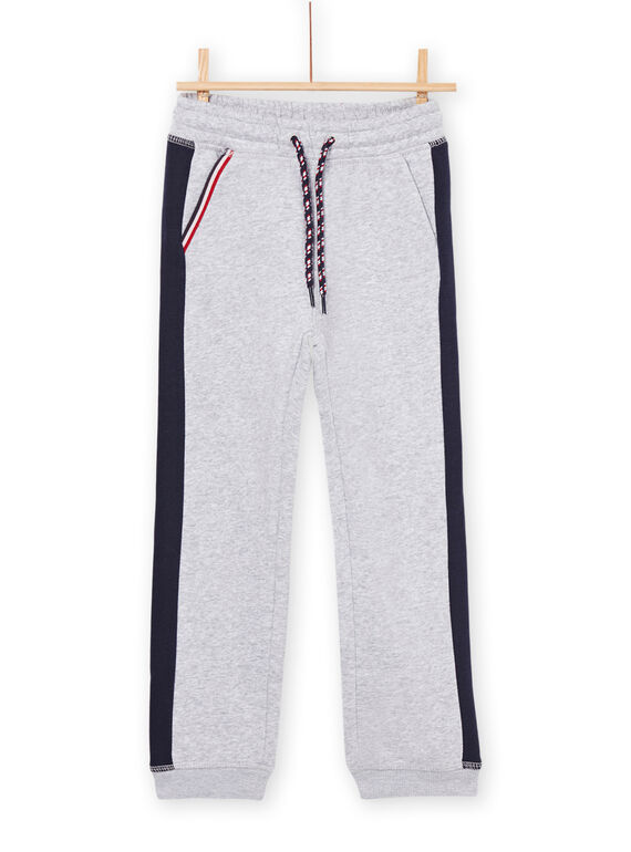 Pantalón de chándal gris jaspeado y azul POJOJOB3 / 22W902D2JGBJ922