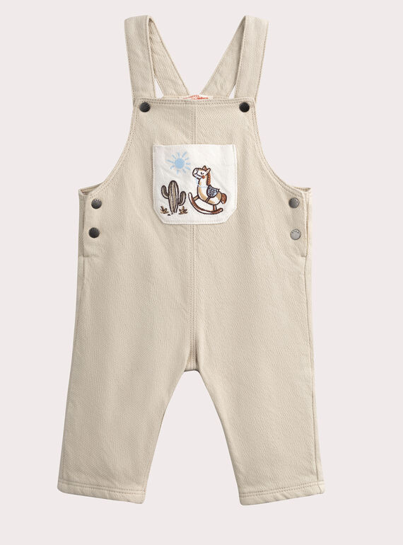 Peto beige para bebé niño WULANSAL / 25SG1042SAL811