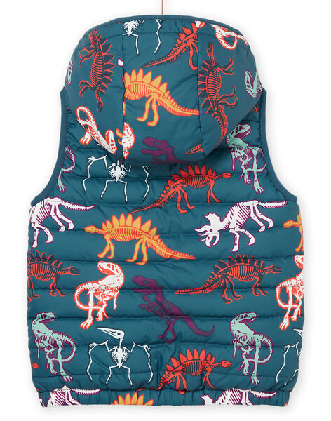 Chaleco con capucha y estampado de dinosaurios POGROBLOU1EX / 22W902F3BLOC225