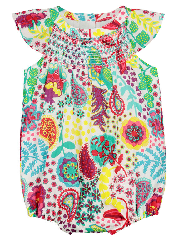 Pelele estampado para bebé niña FICABAR / 19SG09D1BAR000
