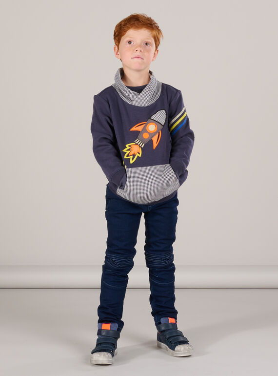 Sudadera con estampado de cohete PORESWE / 22W902T1SWEJ903