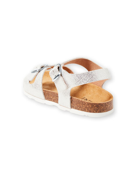 Sandalias plateadas para niña LFNUARGENT / 21KK355QD0E956