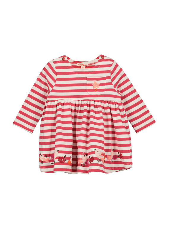 Vestido de rayas para bebé niña FIBAROB3 / 19SG0963ROB308
