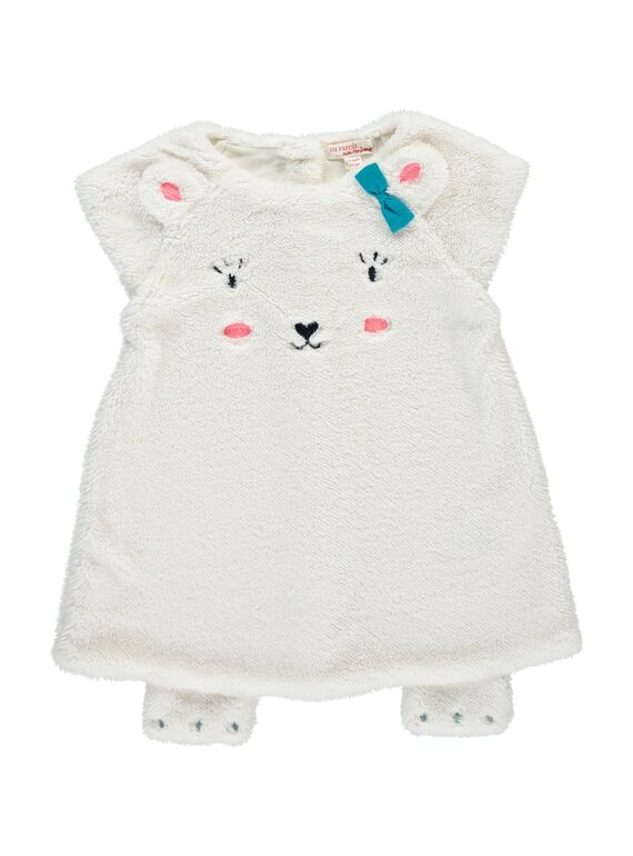 Baby girls' faux fur dress DIGIROB2 / 18WG09N2ROB001