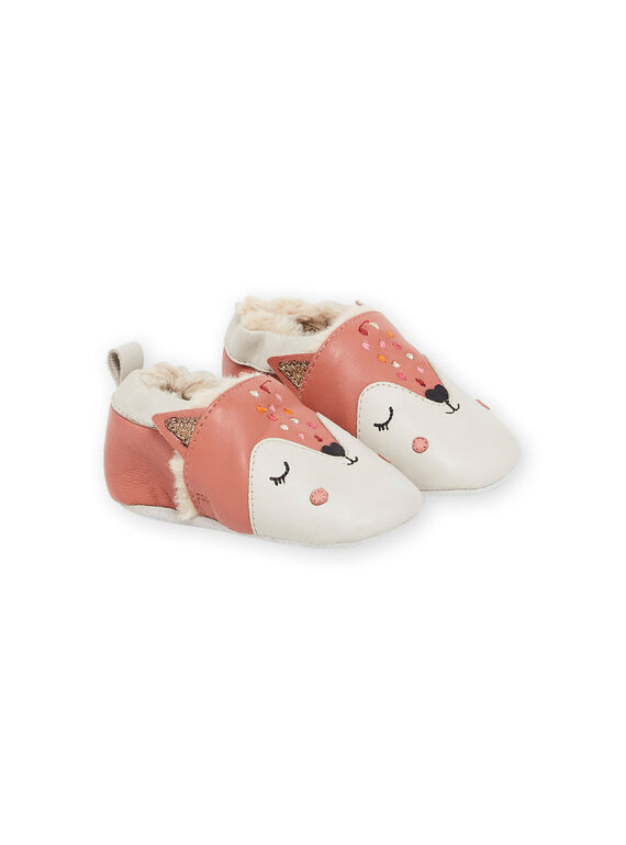 Patucos botas de piel elástica con dibujo de animales PICHOSFOX / 22XK3751D3S030