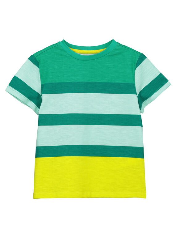 Camiseta de rayas de manga corta para niño FOCATI6 / 19S902D5TMC000