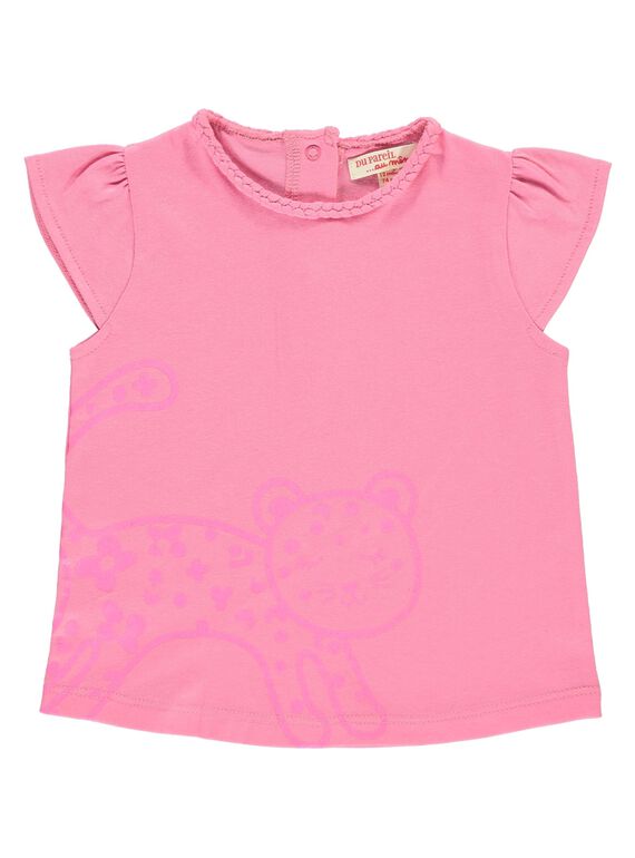 Baby girls' short-sleeved T-shirt CIJOTI11 / 18SG09S5TMC313