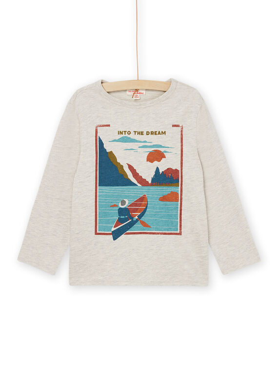 Camiseta de manga larga con estampado de lago POPRATEE2 / 22W902S4TML008
