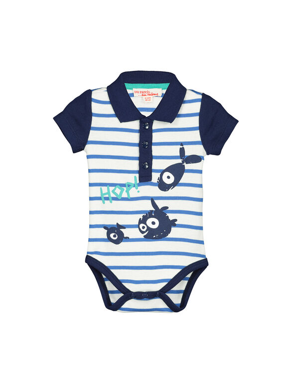 Body de manga corta para bebé niño FUNEBOD / 19SG10B1BOD099