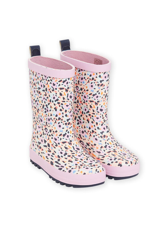 Botas de agua de fantasía con estampado colorido para niña NAPLUITACH / 22KK3562D0C030