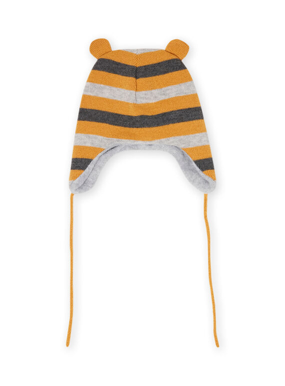 Gorro de punto con rayas para bebé niño MYUGROBON2 / 21WI1061BONJ920