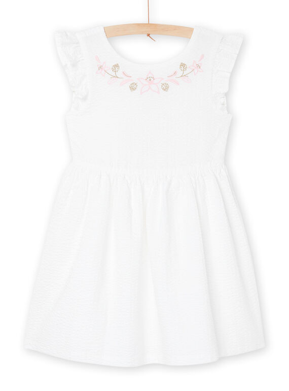Vestido con bordado floral RANEOROB2 / 23S901O1ROB000