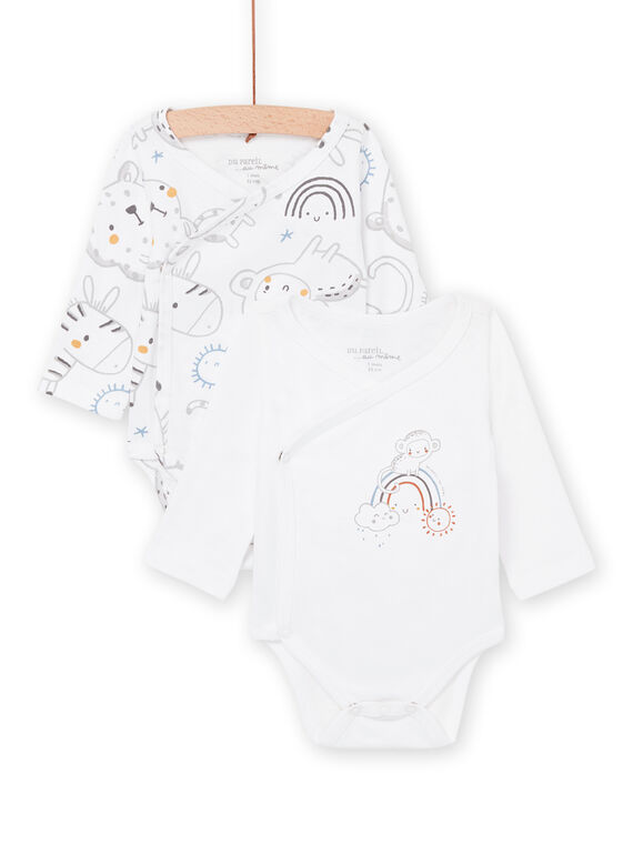 2 bodis estampados y con estampado de fantasía ROU1BOD4 / 23SF0461BDN000
