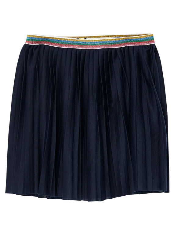 Falda de color azul JAGRAJUP4 / 20S901E4JUPC243