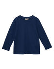 Camiseta de manga larga de color azul marino para niño JOESTEE2 / 20S90263D32070