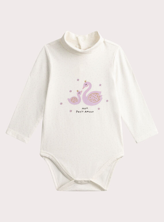 Body con animación de cigüeña para bebé niña VIPERBOD / 24WG09R1BOD001