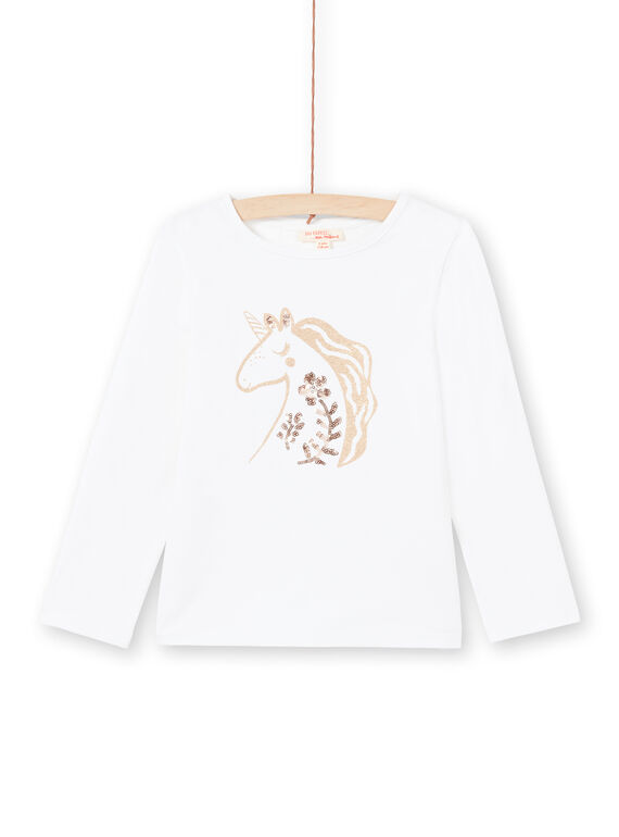 Camiseta de color crudo para niña MAJOYTEE3 / 21W90111TML001