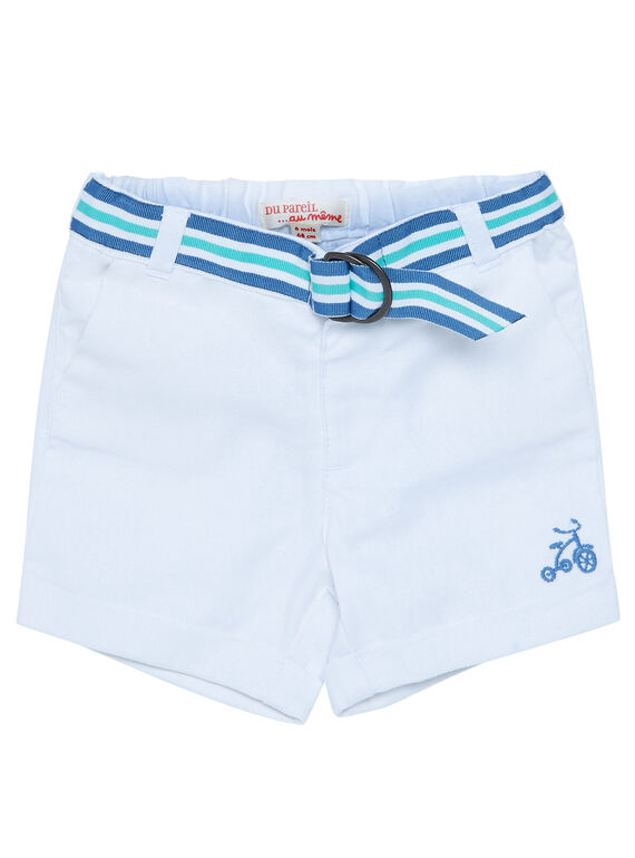 Bermudas de color blanco JUPOEBER / 20SG10G1BER000
