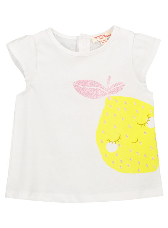 Camiseta con estampado de fantasía para bebé niña FIJOTI8 / 19SG09G3TMC000