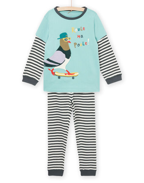 Pijama de sudadera y pantalón con estampado de paloma PEGOPYJPIG / 22WH1221PYJ631