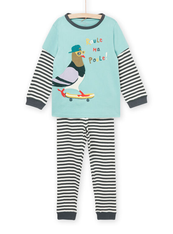 Pijama de sudadera y pantalón con estampado de paloma PEGOPYJPIG / 22WH1221PYJ631