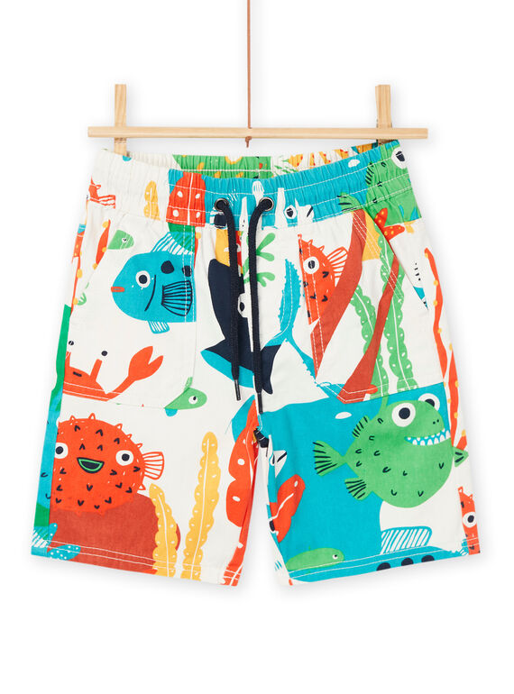 Bermudas multicolor con estampado marino ROPOPBER1 / 23S902X2BER005