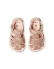 Sandalias de color topo para bebé niño LBGSANDTEO / 21KK3857D0E803