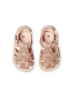 Sandalias de color topo para bebé niño LBGSANDTEO / 21KK3857D0E803
