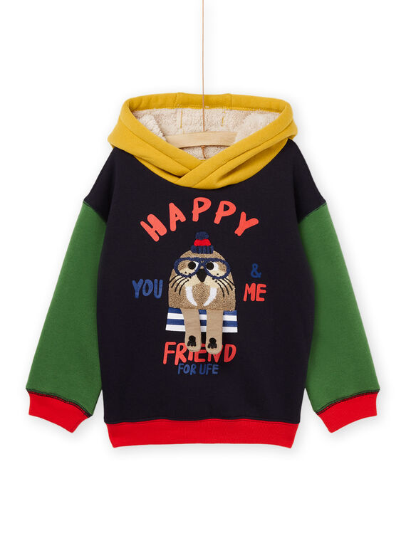 Sudadera con capucha y estampado morsa POMUSWE / 22W902R1SWEC243