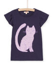 Camiseta con dibujo de gato RAJOTI1 / 23S90183TMC070